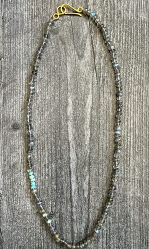 Labradorite, Turquoise, Amy Weber, necklace