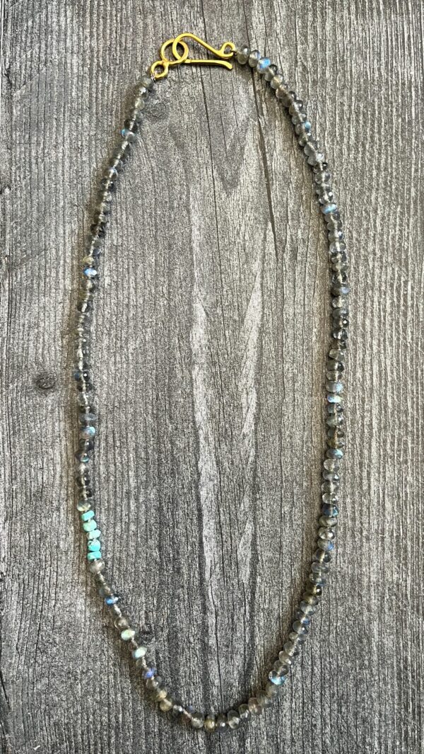 Labradorite, Turquoise, Amy Weber, necklace