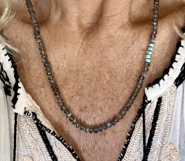 Labradorite, Turquoise, Amy Weber, necklace