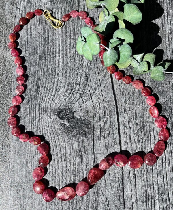 Red Spinel, necklace, Amy Weber