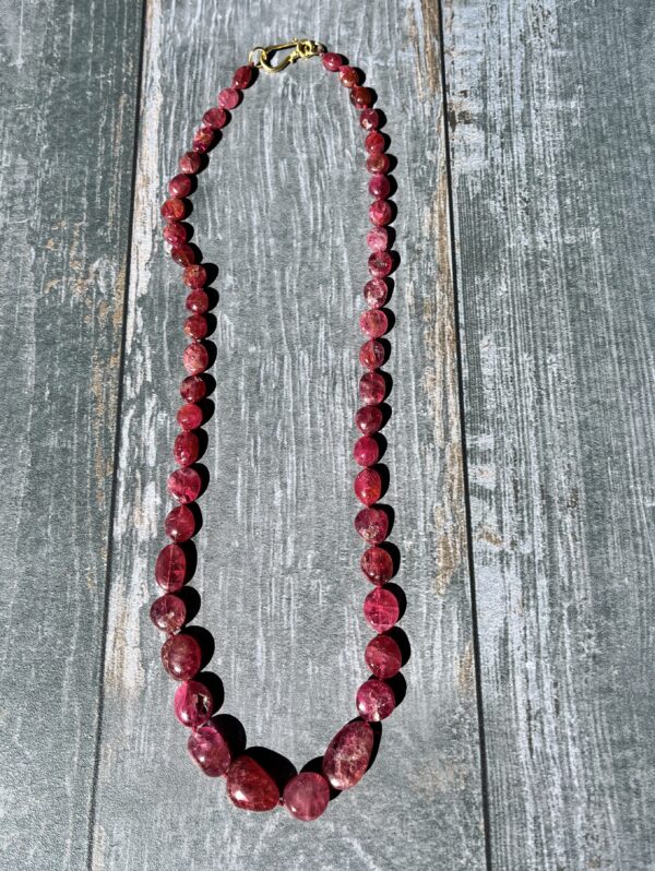 Red Spinel, necklace, Amy Weber